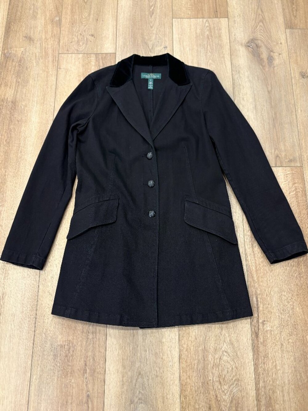 VTG! 🌟 LAUREN JEANS CO🌟 RALPH LAUREN DENIM RIDING JACKET BLACK SZ M